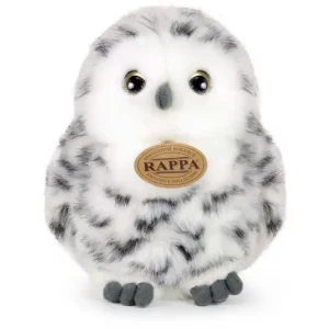 Rappa Λούτρινη Ασπρη Κουκουβάγια 17 εκ. Eco-Friendly (201743)