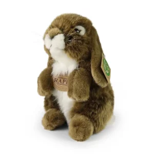 Rappa Λούτρινος Λαγός Γκρί Σκούρο 18 εκ. Eco-Friendly (201828)