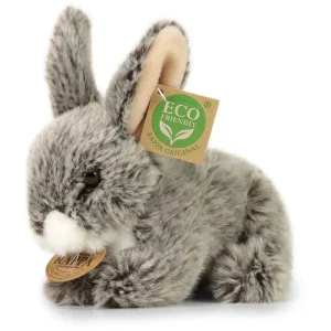 Rappa Λούτρινο Κουνέλι Γκρί 17 εκ. Eco-Friendly (201866)