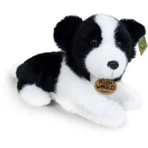 Rappa Plush World Λούτρινος Σκύλος Border Collie 22 εκ. Eco-Friendly (262850)