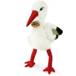Rappa Plush World Λούτρινος Πελαργός 32 εκ. Eco-Friendly (261730)