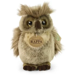 Rappa Λούτρινη Καφέ Κουκουβάγια 18 εκ. Eco-Friendly (260146)