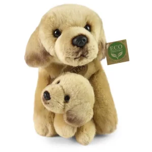 Rappa Λούτρινος Σκύλος Λαμπραντόρ Με Μωρό 25 εκ. Eco-Friendly (203464)