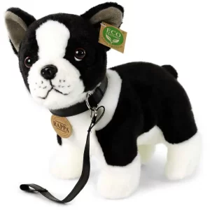 Rappa Λούτρινος Σκύλος Τεριέ Βοστόνης 23 εκ. Με Λουράκι Eco-Friendly (204416)