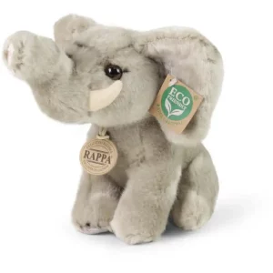 Rappa Λούτρινος Ελέφαντας Καθιστός 18 εκ. Eco-Friendly (208827)