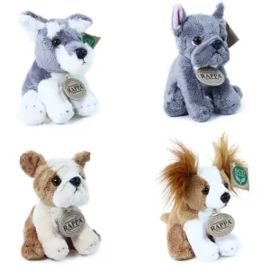 Rappa Λούτρινος Σκύλος Καθιστός 14 εκ. Eco-Friendly (208964)