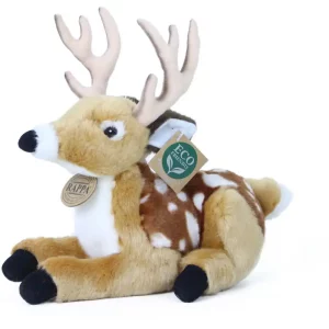 Rappa Λούτρινος Τάρανδος Καθιστός 21 εκ. Eco-Friendly (209107)