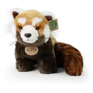 Rappa Λούτρινο Κόκκινο Πάντα Καθιστό 25 εκ. Eco-Friendly (209251)