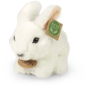 Rappa Λούτρινο Κουνελάκι Ασπρο 16 εκ. Eco-Friendly (210141)