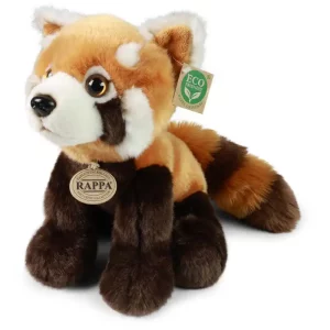 Rappa Λούτρινο Κόκκινο Πάντα Καθιστό 28 εκ. Eco-Friendly (211407)