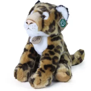 Rappa Λούτρινο Λεοπάρδαλη Καθιστή 30 εκ. Eco-Friendly (211681)