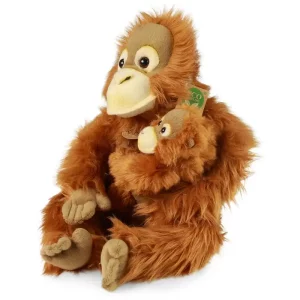 Rappa Λούτρινο Οραγγουτάγγος Με Μωρό 28 εκ. Eco-Friendly (211780)