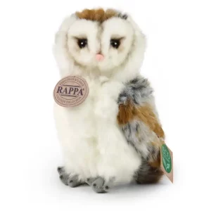 Rappa Λούτρινη Γκρί-Καφέ Κουκουβάγια 17 εκ. Eco-Friendly (220829)