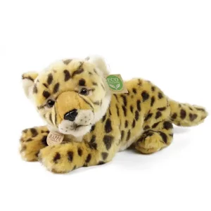 Rappa Λούτρινος Γατόπαρδος 25 εκ. Ξαπλωτός Eco-Friendly (220867)