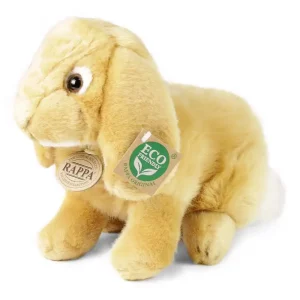 Rappa Λούτρινο Καφέ Κουνελάκι 24 εκ. Καθιστό Eco-Friendly (220942)