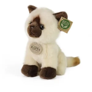 Rappa Λούτρινη Σιαμέζικη Γάτα Καθιστή 18 εκ. Eco-Friendly (221772)