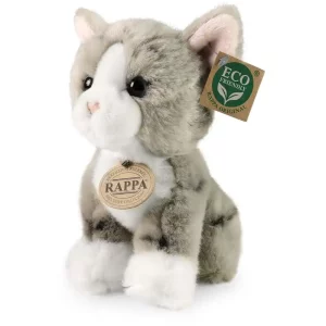 Rappa Λούτρινο Γατάκι Γκρί 18 εκ. Eco-Friendly (222595)