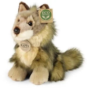 Rappa Λούτρινος Λύκος Καθιστός 20 Εκ. Eco-Friendly (222991)