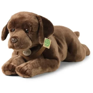 Rappa Λούτρινος Σκύλος Labrador Retriever Καφέ Ξαπλωτός 61 εκ. Eco-Friendly (211377)