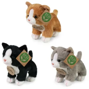 Rappa Λούτρινη Γάτα Ορθια 14 εκ. Eco-Friendly 3 Σχέδια (230606)