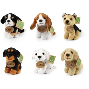 Rappa Λούτρινο Σκυλάκι 12 εκ. 6 Σχέδια Eco-Friendly (232105)