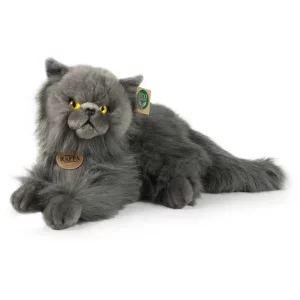 Rappa Λούτρινη Γάτα Περσίας Ξαπλωτή Γκρί 30 εκ. Eco-Friendly (240308)