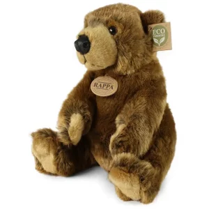 Rappa Λούτρινη Αρκούδα Καθιστή 24 εκ. Eco-Friendly (241169)