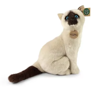 Rappa Λούτρινη Σιαμέζικη Γάτα Καθιστή 30 εκ. Eco-Friendly (241206)