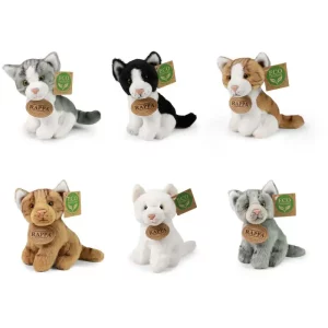 Rappa Λούτρινη Γάτα Καθιστή 11 εκ. Eco-Friendly (450219)