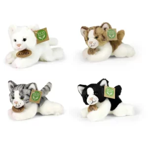 Rappa Λούτρινη Γάτα 17 εκ. 4 Σχέδια Eco-Friendly (450479)