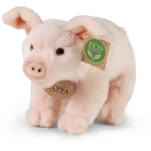 Rappa Λούτρινο Γουρουνάκι Ρόζ 20 εκ. Eco-Friendly (920156)