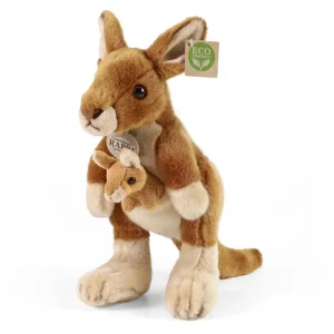 Rappa Λούτρινο Καγκουρό Με Μωρό 27 εκ. Eco-Friendly (960534)