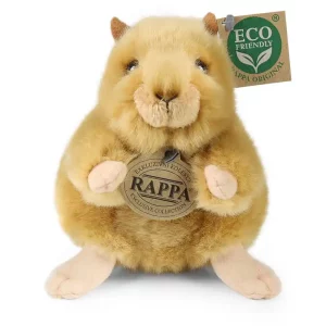 Rappa Λούτρινο Χαμστεράκι Καφέ Καθιστό 16 εκ. Eco-Friendly (974821)